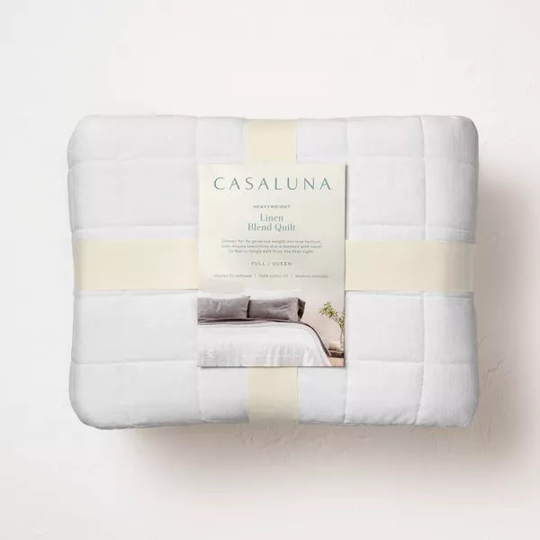 Heavyweight Linen Blend Quilt Full/Queen