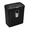 Powershred 6ct Cross-Cut Paper Shredder - Black: Shreds Credit Cards & Staples, Jam-Resistant, Auto Start