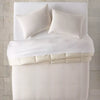 Heavyweight Linen Blend Stripe Comforter & Sham Set - Full/Queen