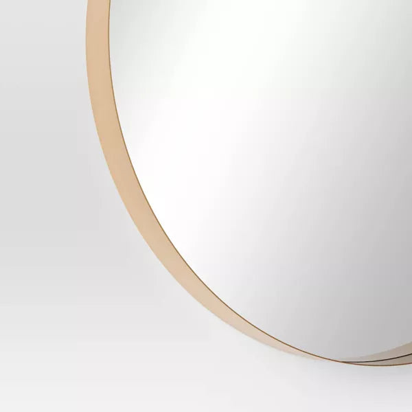 Flush Mount Round Decorative Wall Mirror