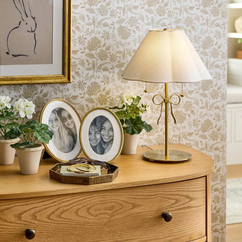 Stick Lamp with Bow Brass