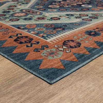 Buttercup Diamond Vintage Persian Woven Rug - 7'X10'