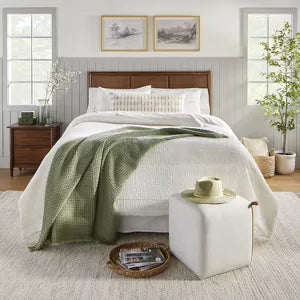 3pc Heather Stripe Comforter Bedding Set Twilight Taupe - King