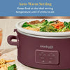 Cook & Carry Programmable Slow Cooker Ceramic Lambrusco Red