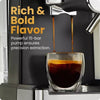 Barista Pro Espresso Maker Stainless Steel Finish:  Electric Coffee Machine, Dishwasher-Safe Parts