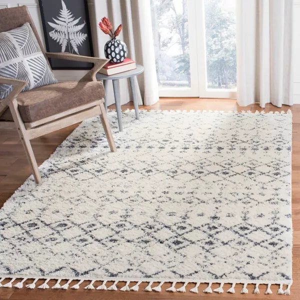 Berber Fringe Shag Area Rug