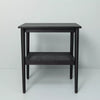 Wood & Cane Accent Side Table