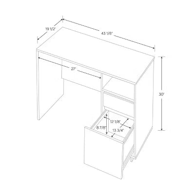 Writing Desk with Drawers