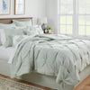 8pc Pinch Pleat Comforter Bedding Set - King
