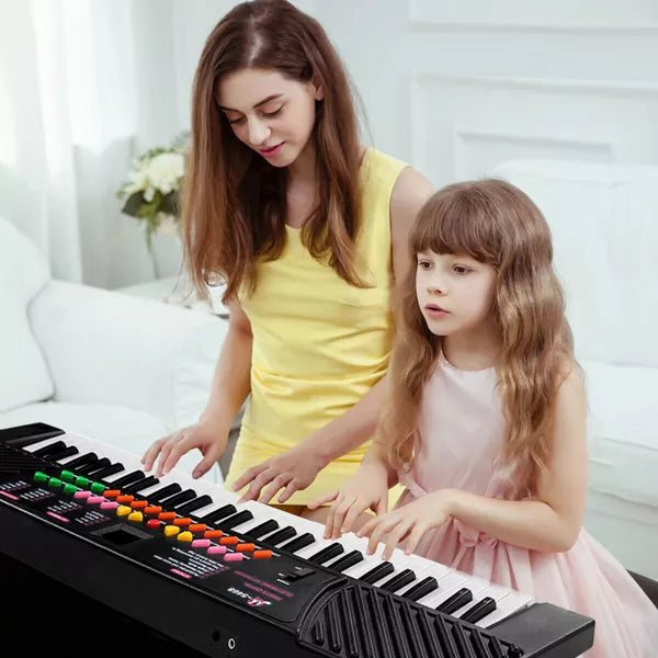 54 Keys Electronic Music Keyboard Kid Piano Organ W/Mic & Adapter