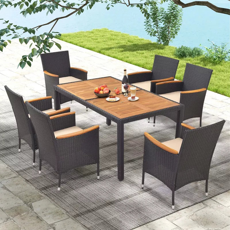 3-Piece Outdoor Dining Chair