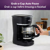 12-Cup Programmable Coffee Maker Black: Stainless Steel Drip Machine, Dishwasher-Safe, Electric, Paper Filter