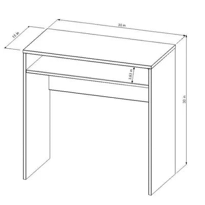 Compact Desk White