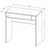 Compact Desk White