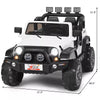 12V Kids Ride On Car 2 Seater Truck RC Electric Vehicles w/ Storage Room