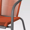 PVC Stackable Patio Chair Red