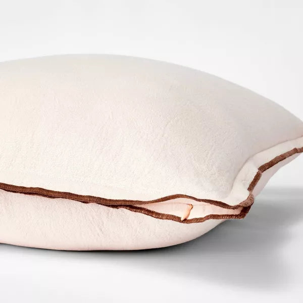 Linen Square Throw Pillow