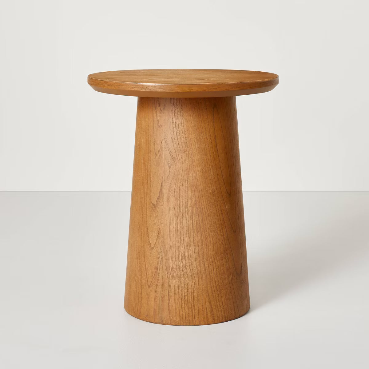 Wooden Round Pedestal Accent Side Table - Hearth & Hand™ with Magnolia - SHOWROOM ITEM 