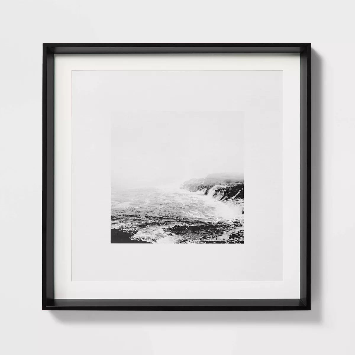 20" x 20" Foggy Shore Framed Wall Art SHOWROOM ITEM