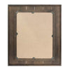 Rectangle Natural Wood Plank Mirror Brown Stylish Rustic Frame, Easy Wall Mount