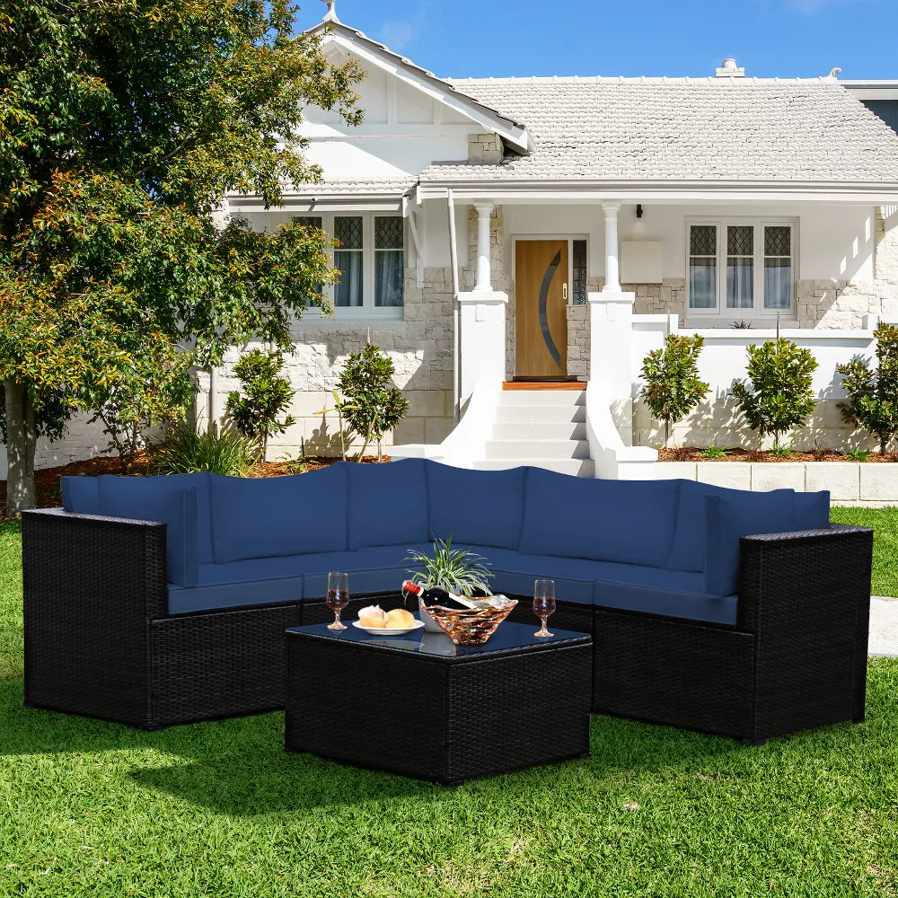 3 Piece Set Armless Chair w/Tempered Glass Coffee Table - 3 BOXES
