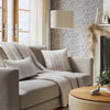 Chenille Throw Blanket with Faux Shearling Reverse