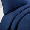 Ava Diamond Oversized Cotton Quilt Set Full/Queen