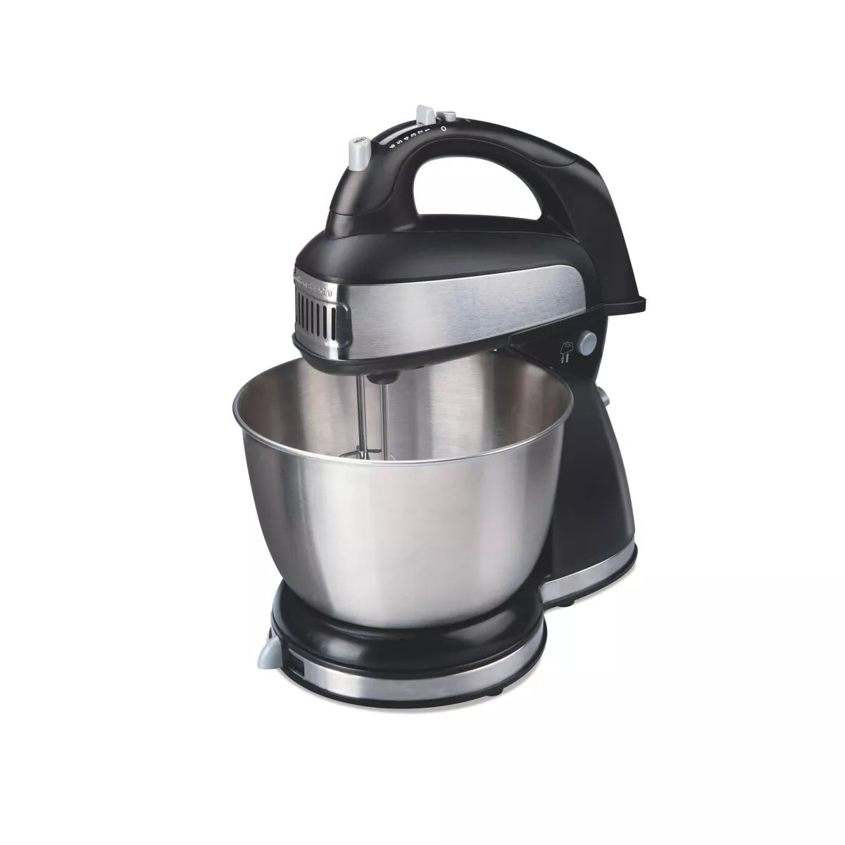 Hand/Stand Mixer 6-Speed Kitchen Mixer, Stainless Steel Bowl