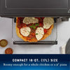 Toaster Oven With Air Fry Matte Black: Convection, Steel, Includes Broiler Pan & Air Fry Basket