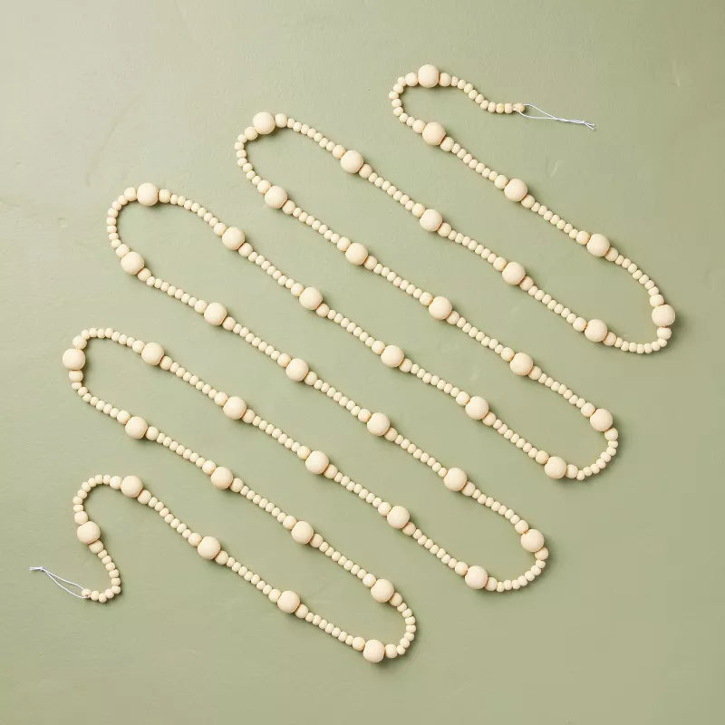 Magnolia Bead Garland 12'