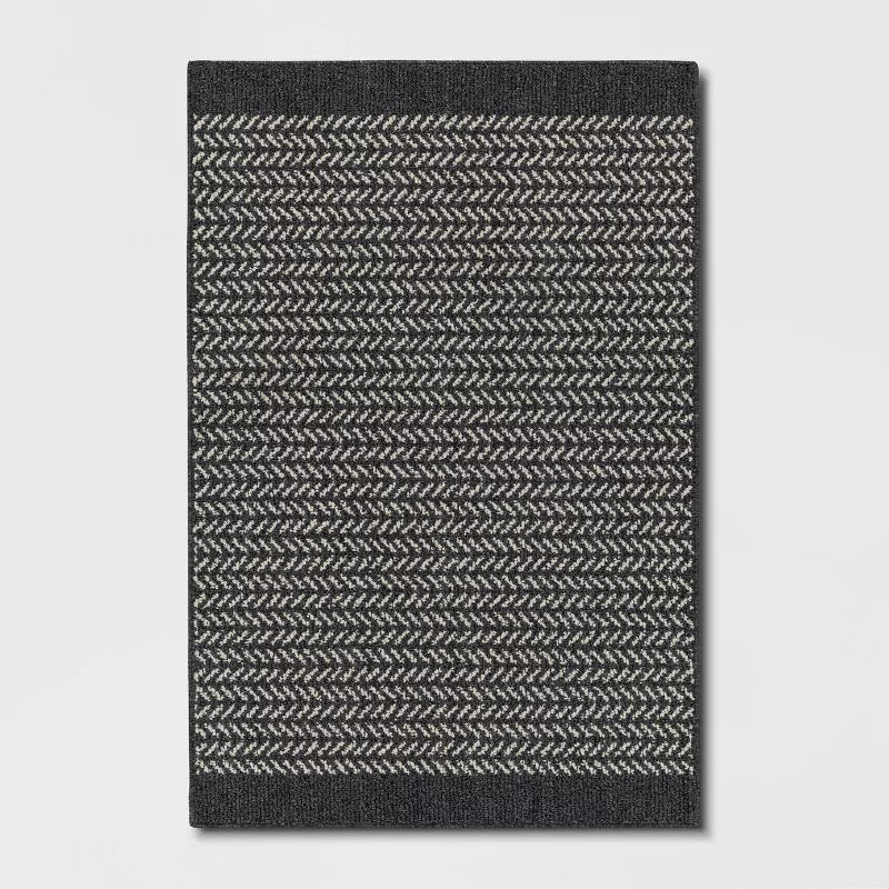 Herringbone Rug Gray