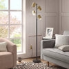 Dean Spotlight Floor Lamp Black/Brass