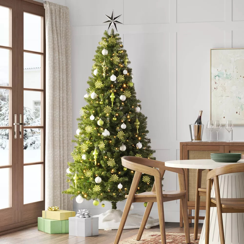 Pre-Lit LED Alberta Spruce Artificial Christmas Tree, final cut