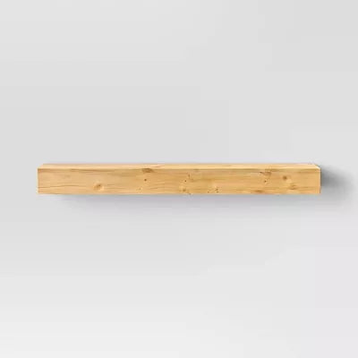 Floating Wood Shelf