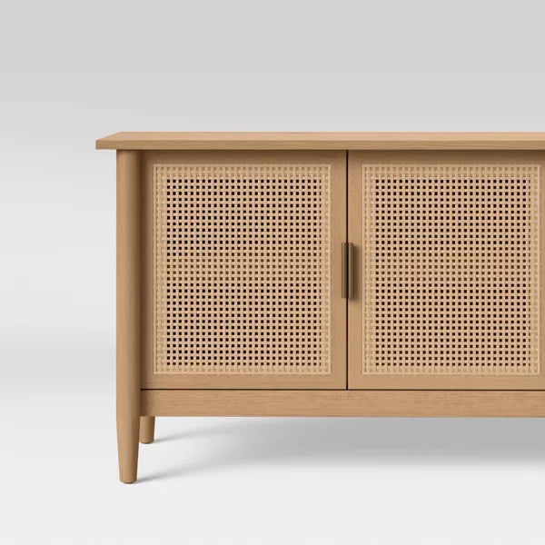 Wood & Cane Media Console