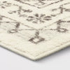 Washable Distressed Persian Accent Rug Cream 4' x 5'