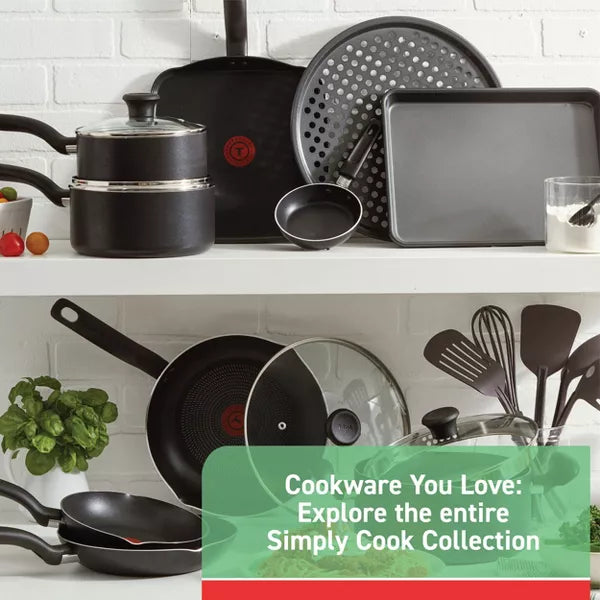20pc Simply Cook Nonstick Cookware Set