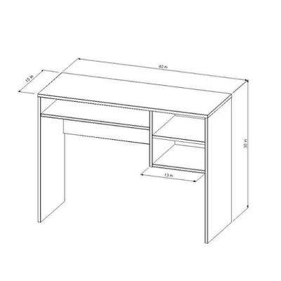 Student Writing Desk with Storage