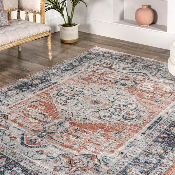 Zara Vintage Medallion Area Rug