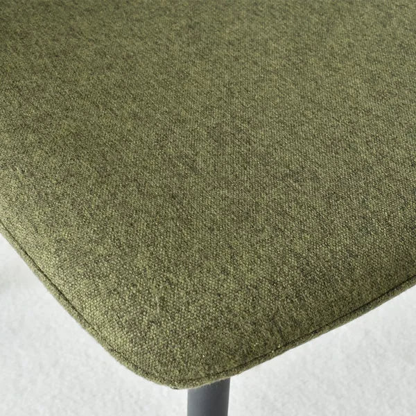 Bingo Upholstered Counter Height Stool with Black Leg Set of 2
