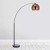 Arquer Arc Floor Lamp with Faux Marble Base