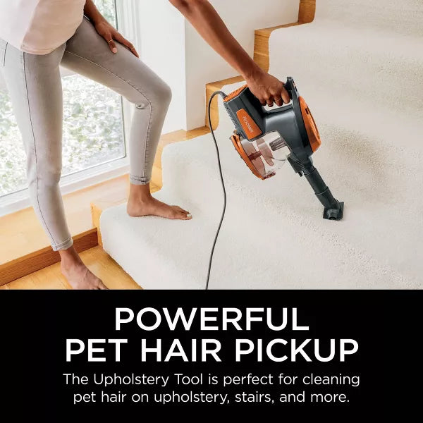 Rocket Ultra-Light Corded Stick Vacuum - Pet Hair Pick Up, Swivel Head, Converts to Handheld