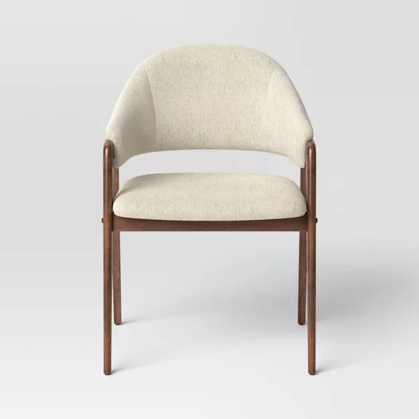 Ingleside Open Back Upholstered Wood Frame Dining Chair