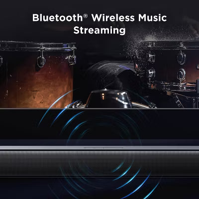 Channel Sound Bar: USB, HDMI, Bluetooth, Wall Mountable