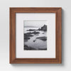 Wood Matted Wall Frame Midtone Woodgrain