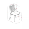 2pk Linden Modified Windsor Wood Dining Chair