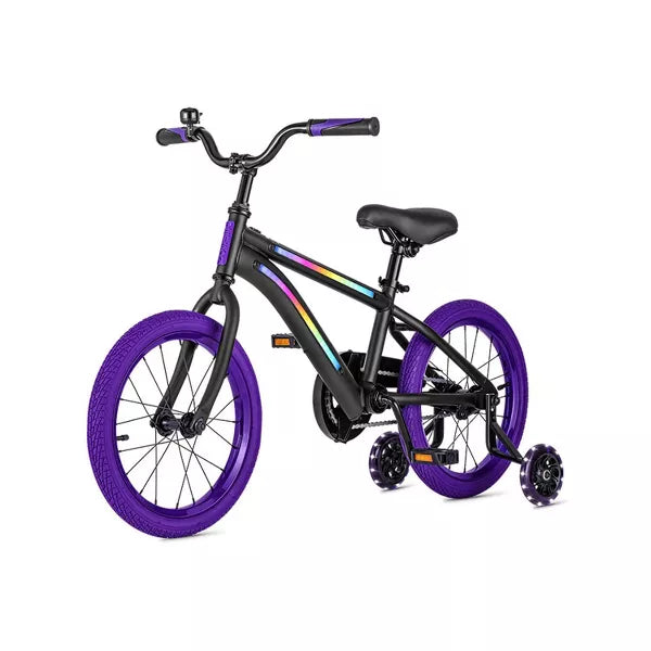 Light Rider Kids' Light Up Bike - Black/Purple