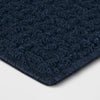 Washable Solid Machine Tufted Rug 4'X5'6