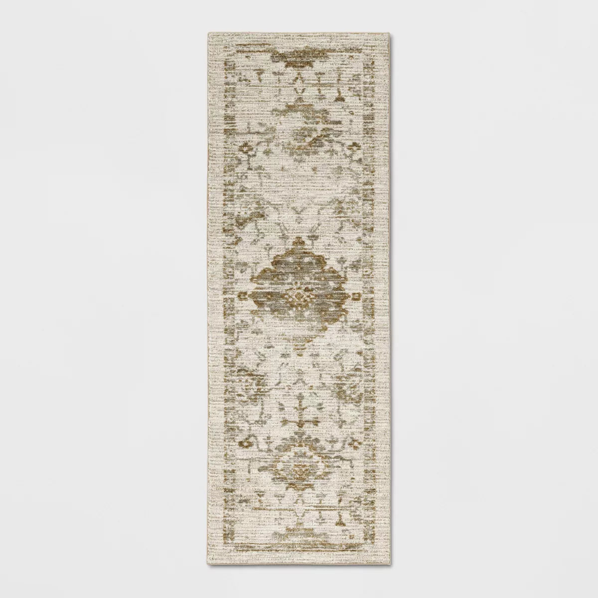 Vintage Distressed Rug 2'4"x7'