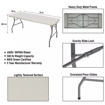 Heavy Duty Folding Table